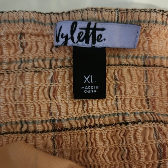 Vylette Women's Tiered Plaid Babydoll Dress - Picture 10 of 11